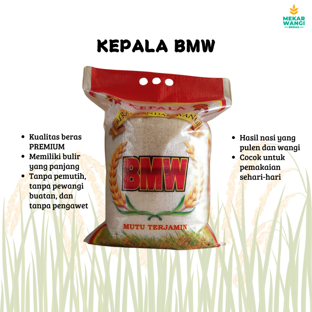 

BERAS KEPALA BMW 5KG