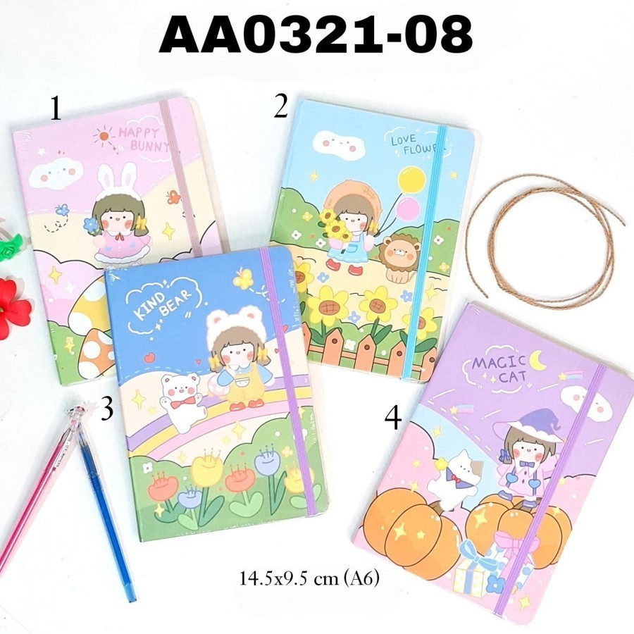 

MEMO AA00321-08 A6-80 LUCU UKURAN A6 - NOTE BOOK DIARY BUKU CATATAN