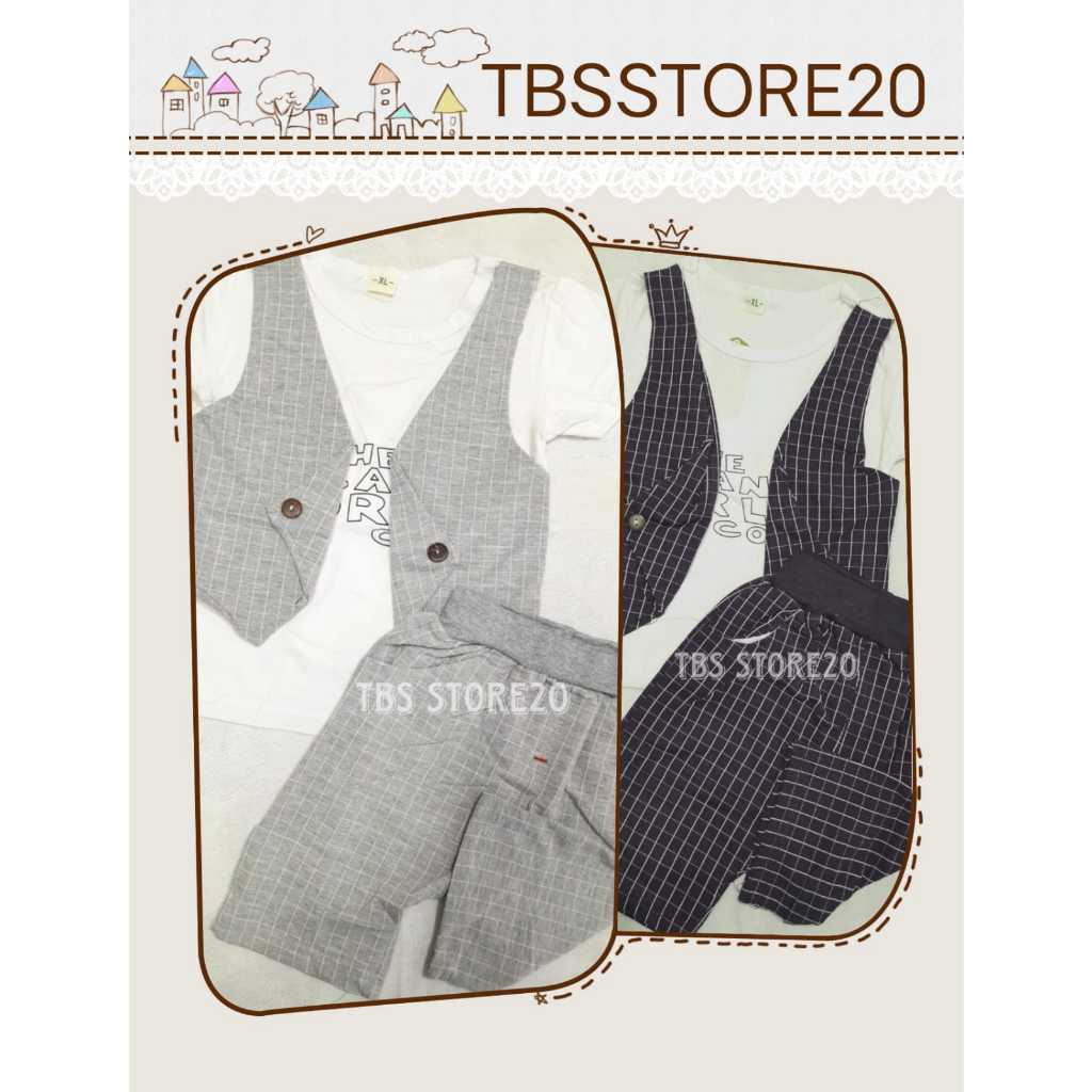 Setelan Rompi Tuxedo anak / Setelan Jas Tuxedo The Rganic Anak Laki Laki