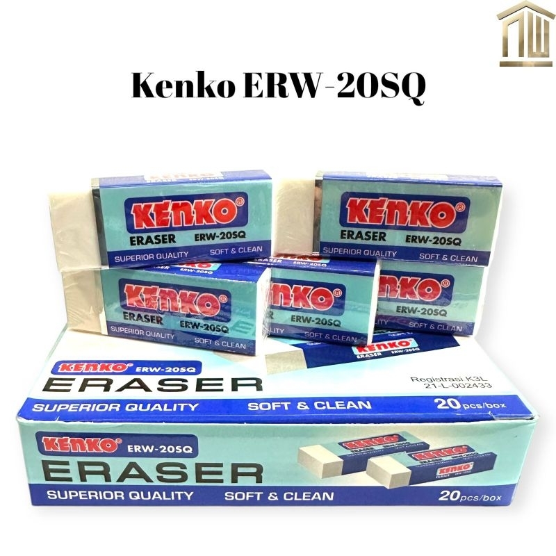 

Penghapus Kenko Besar ERB-20SQ & ERW-20SQ (Pak/20 Pcs)