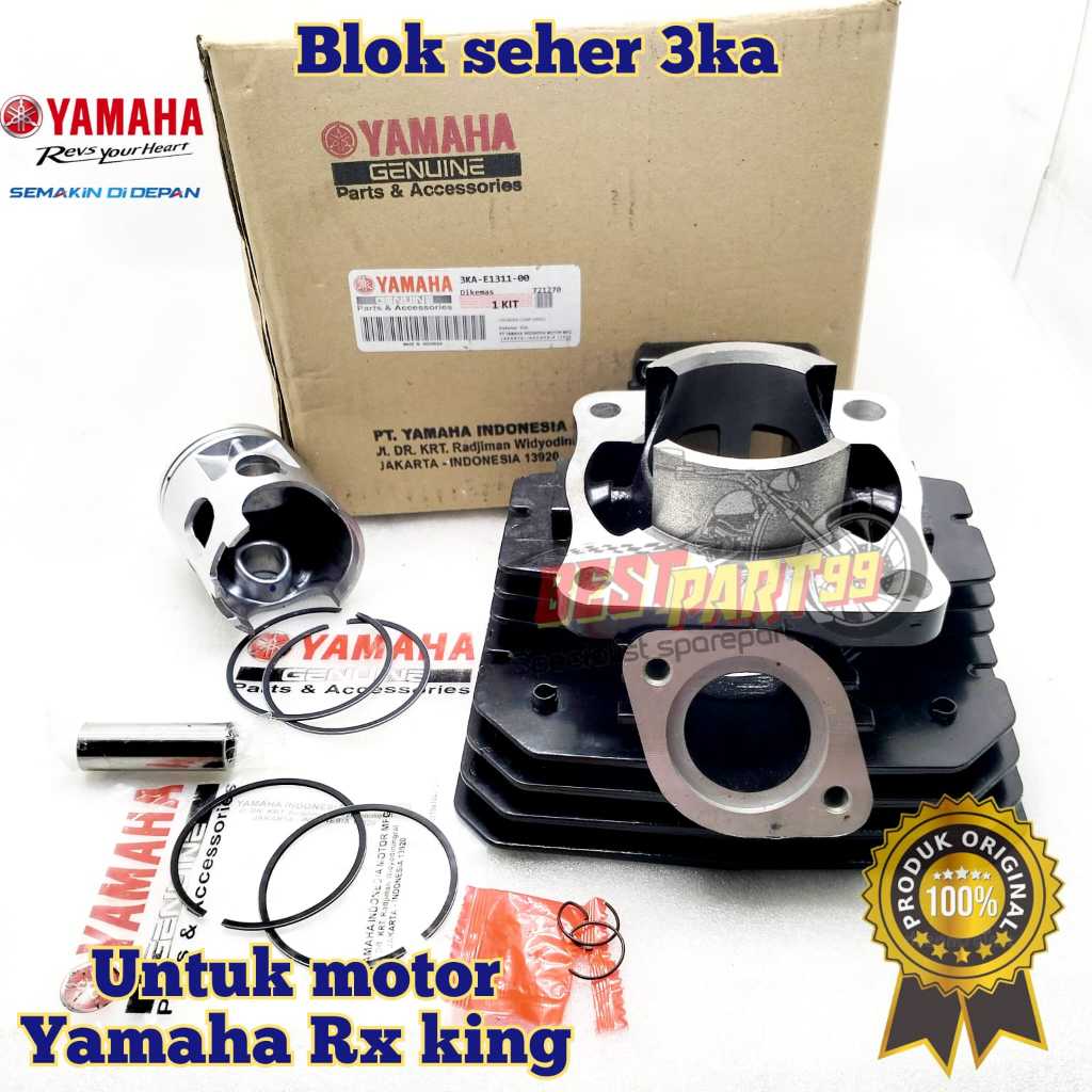 blok seher 3ka untuk motor yamaha rx king,memiliki kualitas yang bagus dan original ori asli/blok pi