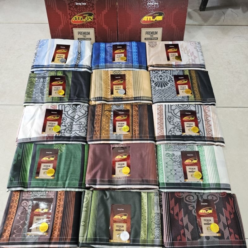 SARUNG ATLAS PREMIUM 790 JACQUARD SONGKET