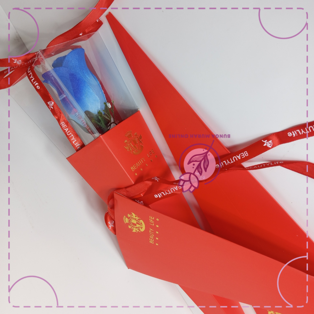 

Single Rose Box + LOGO / Box Wrapping / Box Mika