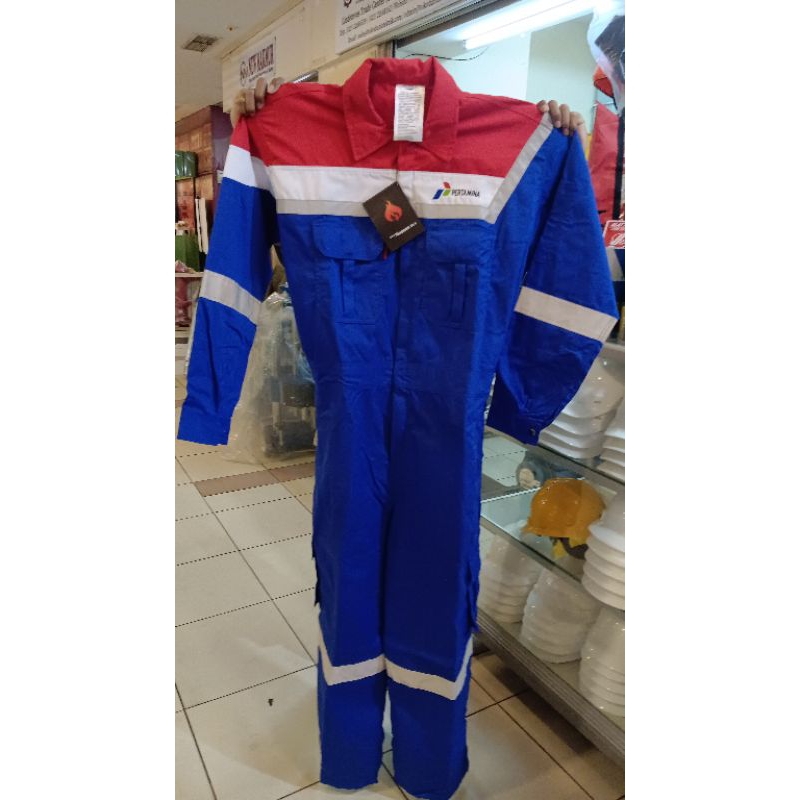 Coverall Pertamina Nomex IIIA / Wearpack Nomex