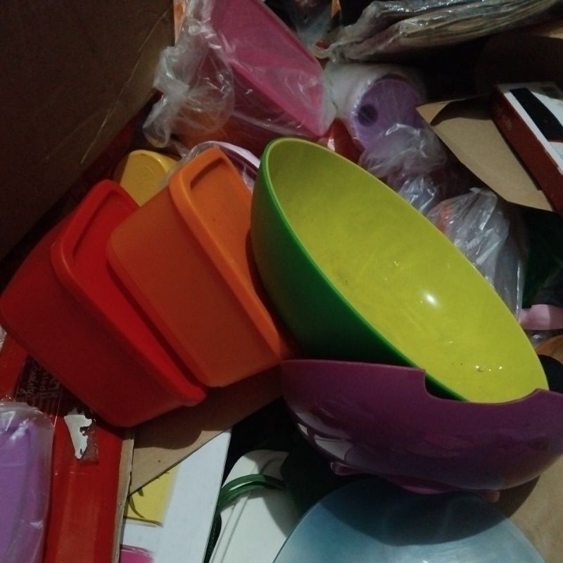 tupperware second mangkuk toples campur2