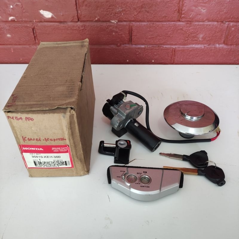 Keyset Kunci Kontak Jok Tangki Megapro Primus Advance Original AHM 35010-KEH-600