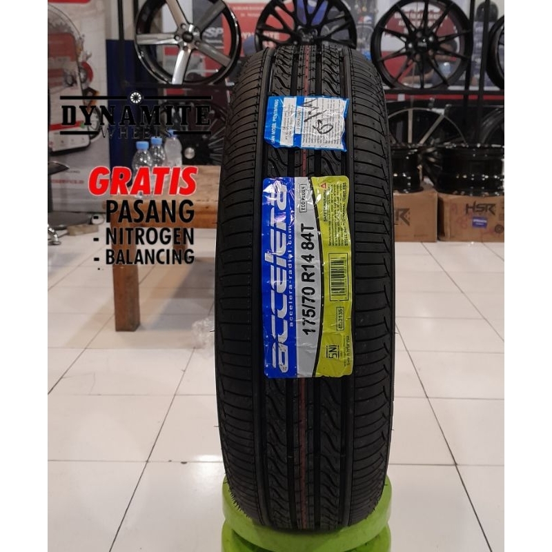 Ban mobil Agya Sigra R14 175 70 Accelera Eco Plush Tubeless Ring 14 175 - 70 Ban Luar Mobil