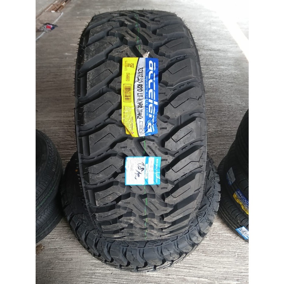Ban Mobil Offroad Ukuran 33 12,5 Ring 20 ACCELERA TYPE MT Tubles 33X12,5 R20 Rubicon Jeep Ban Lumpur