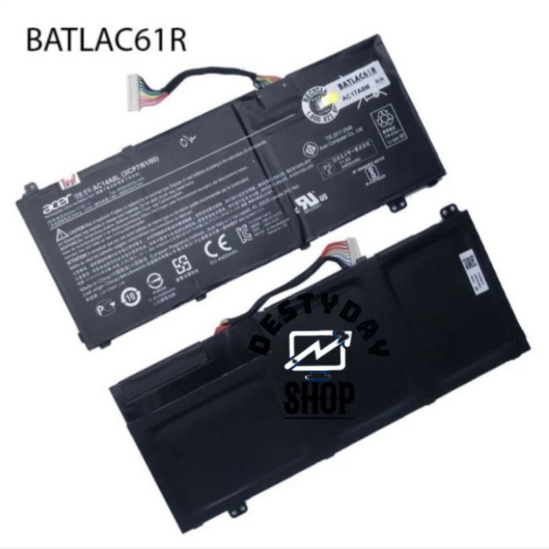 BATERAI AcerSpin 3 SP314-52-549T, Spin 3 SP314-52-331FP, Spin SP314-52-518G, SP314-52, Spin 3 SP314-