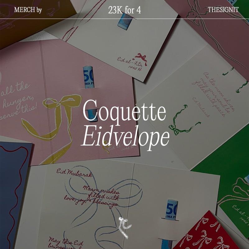 

Coquette Eidvelope 2025 - 4Pcs Set by Thesignit