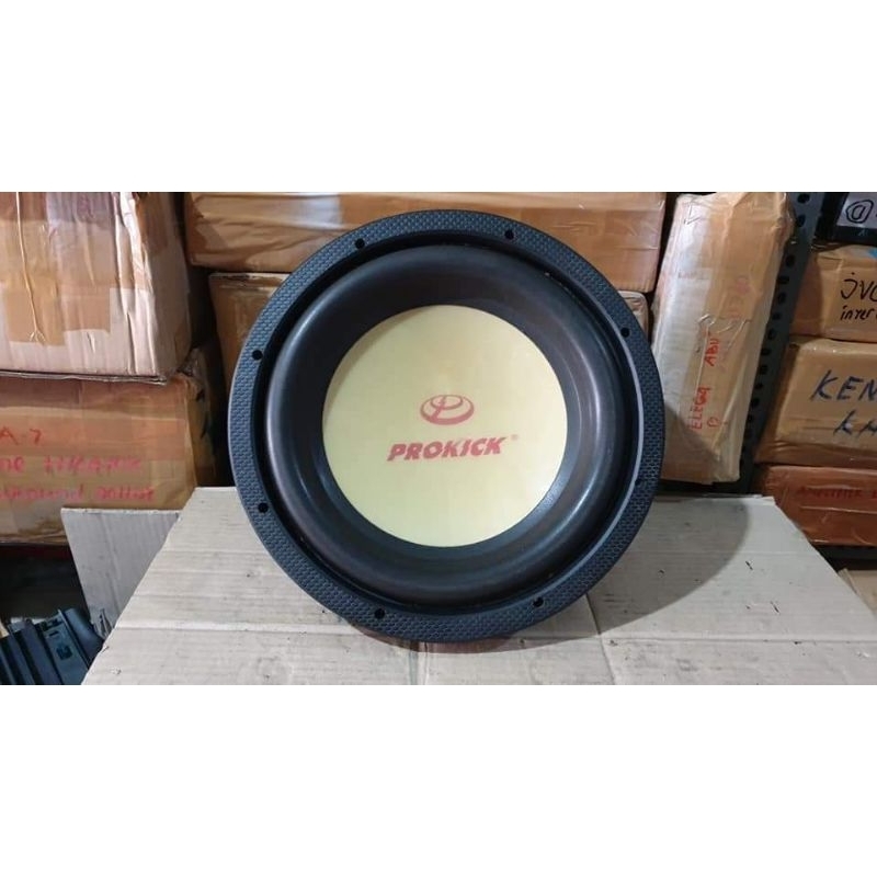 Subwoofer 12inch double voice coil 2000watts prokick pk12x1 second bekas jamin normal siap pakai
