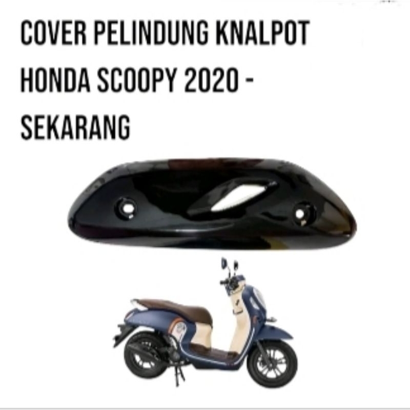 Tutup Tameng knalpot Scoopy new 2020