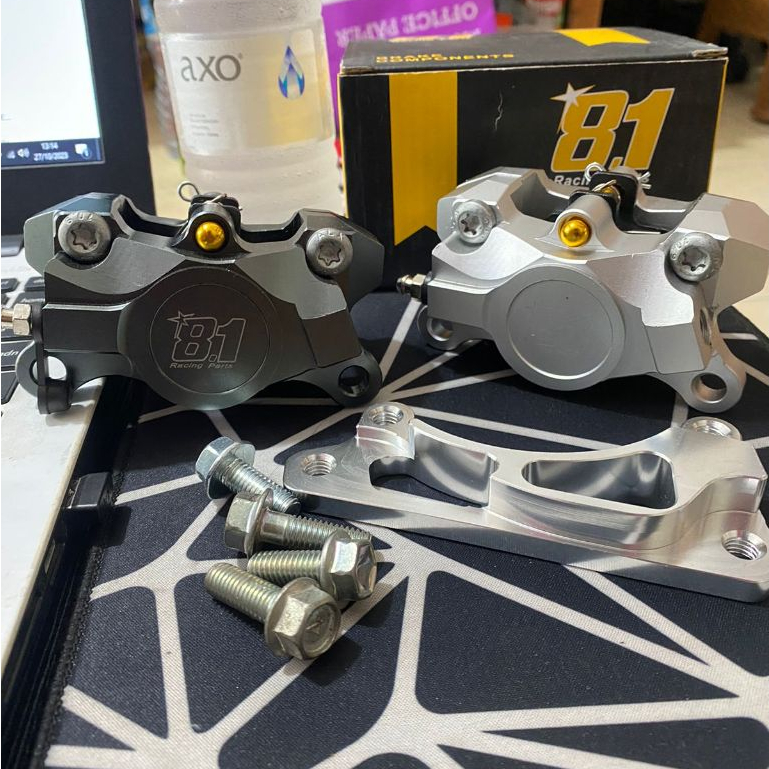 KALIPER CAKRAM + BREKET BEAT VARIO SCOOPY SPACY GENIO 220 MM DIS 220MM 260 mm 260mm PIRINGAN DISK 81