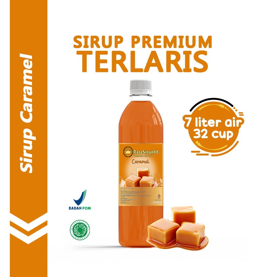 

Sirup Rasa Caramel / Karamel Minuman Sirop Flavour Syrup Halal 640 ml RAJA SIRUP 88