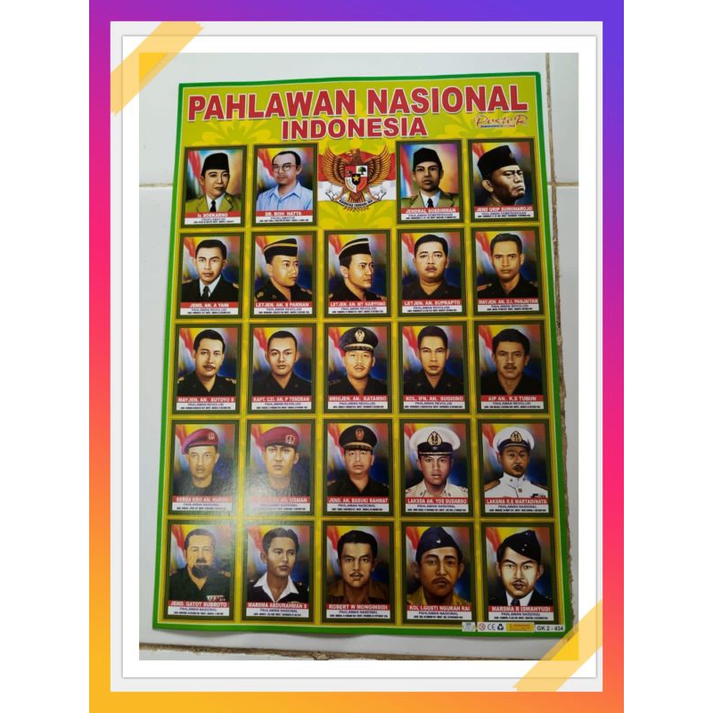 Poster Pahlawan Nasional Indonesia