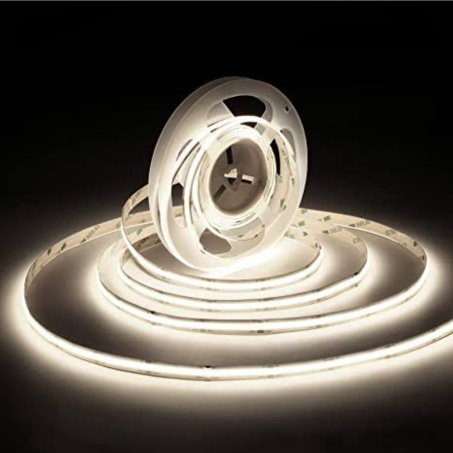LED Strip COB DC 12 Volt 5 Meter Putih Lampu strip led ip33 cob