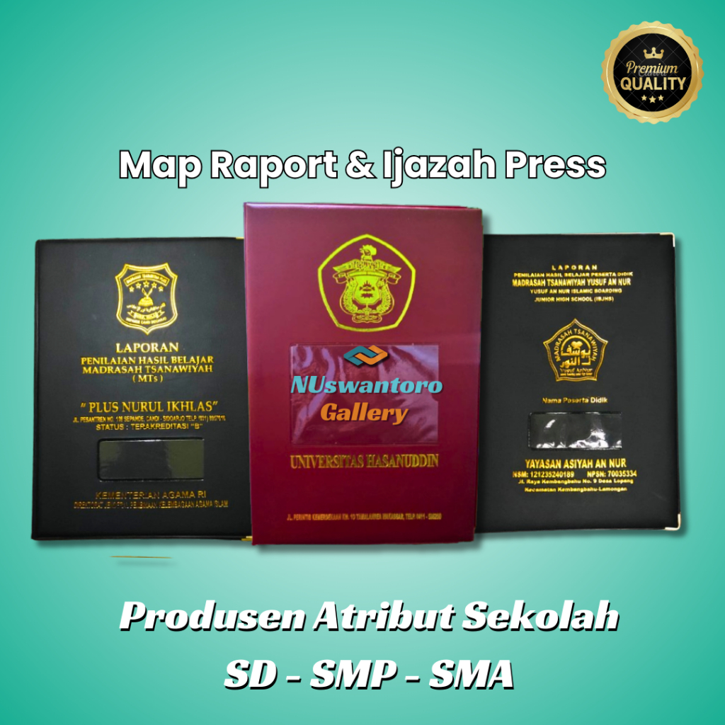 

Cover Map Raport & Ijazah press Custom