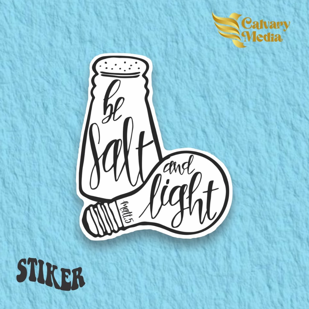 

Stiker Rohani Kristen_Be Salt and Light_1 Viral