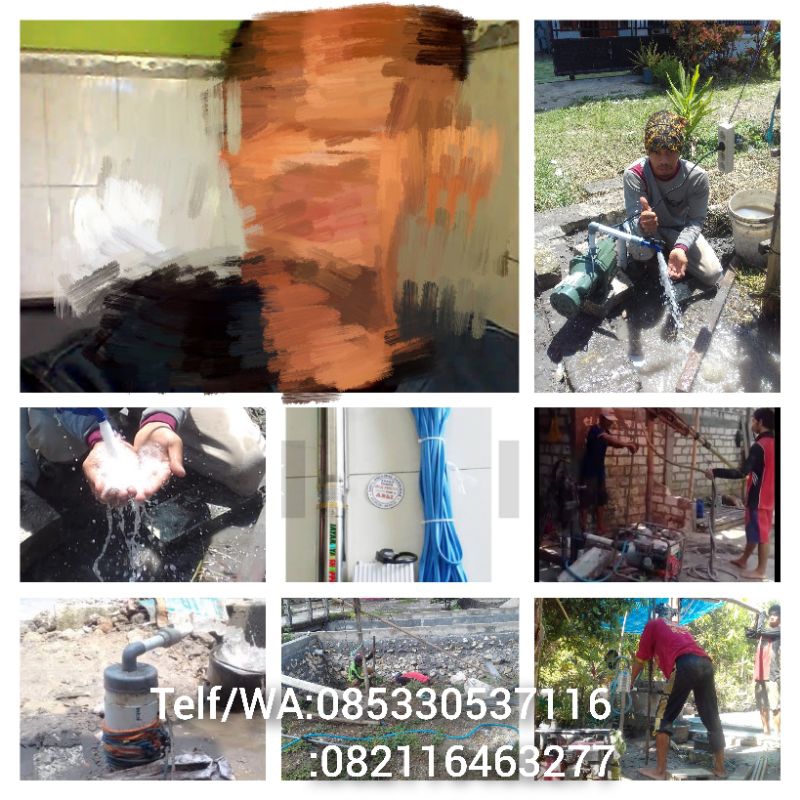 jasa sumur bor submersible dan sanyo