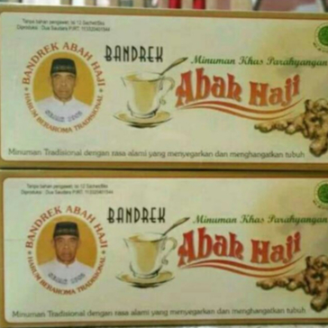 

Bandrek Abah haji Ciwidey minuman khas Parahyangan isi@12sachet/