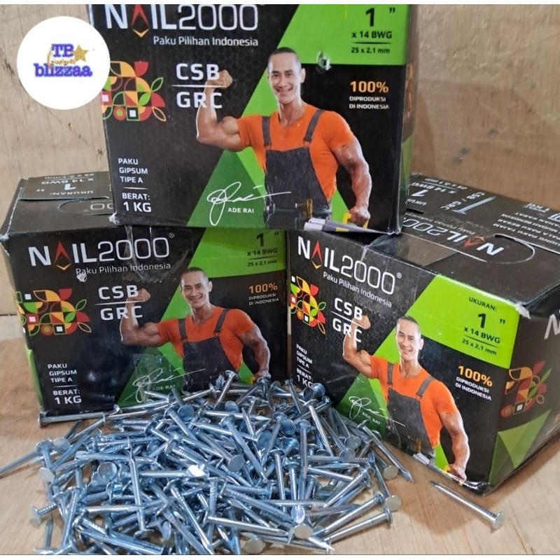 Paku GRC 1kg / Paku Papan GRC 1000g / Paku GRC Board 1kg