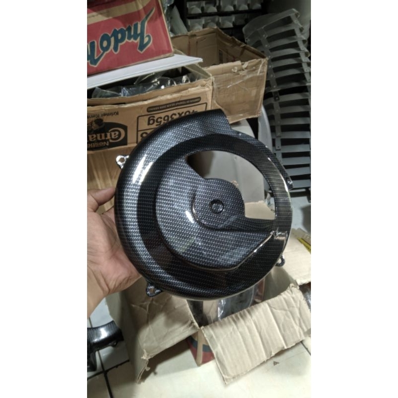 tutup kipas magnet Vespa PTS smalframe 130 racing