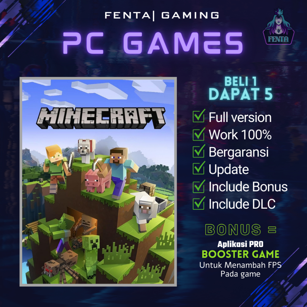 Harga Minecraft. Game PC Terbaru Jun 2026 | BigGo Indonesia