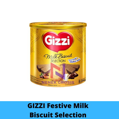 

GIZZI Festive Milk Biscuit Selection 240gr