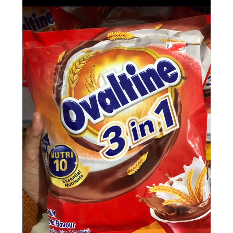 

ovaltine 3 in 1 600gr sachets sticksmalaysia exp 7/25