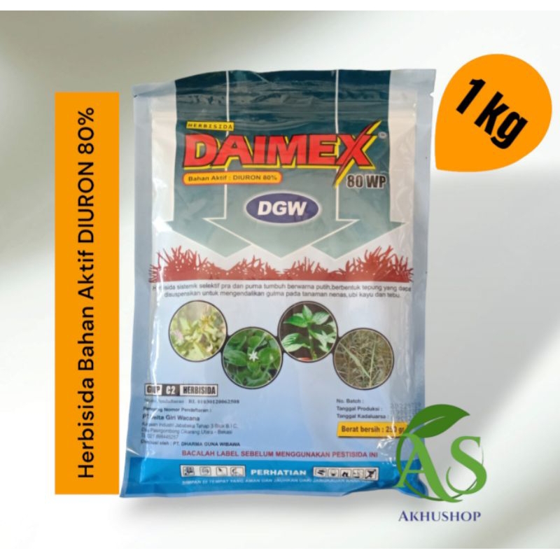 Stok Baru Daimex 80wp 1kg Herbisida Sistemik Selektif Ba: Diuron 80%
