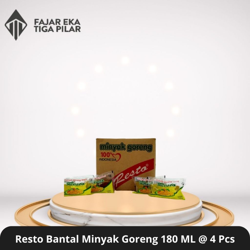 

Resto Minyak Goreng 180 ML @ 4 Pcs