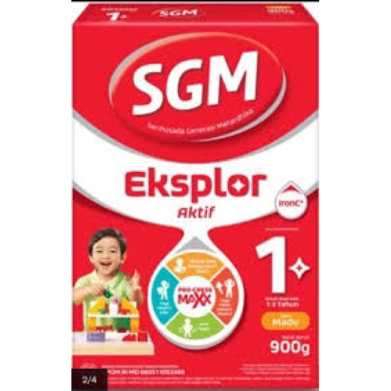 

Susu formula SGM EKSPLOR 1+ madu vanilla 900gr untuk usia 1-3 tahun