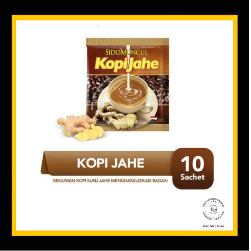 

Sidomuncul kopi jahe renceng 10 x 26gr