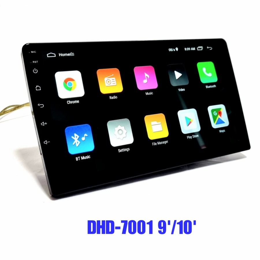 Head Unit Double Din Android Dhd-7001 9”/10” Inch Ram 2+32GB Universal - 9 Inch