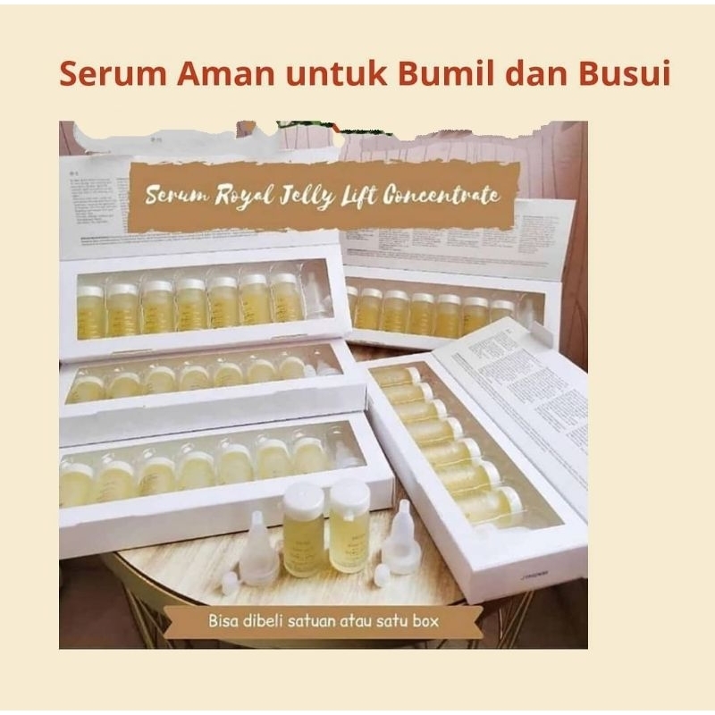 PROMO 1 Box isi 7 ampul - Serum Royal Jelly Lift Concentrate (exp 11/25)