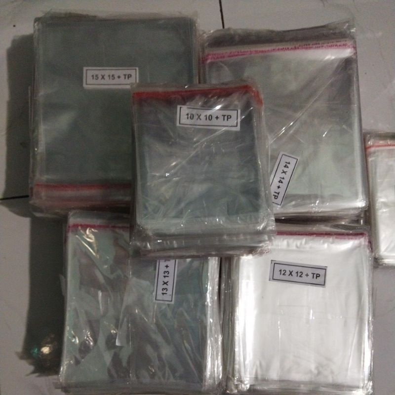 

Plastik OPP plastik spiku plastik perekat kue 1 pack isi 100 lembar