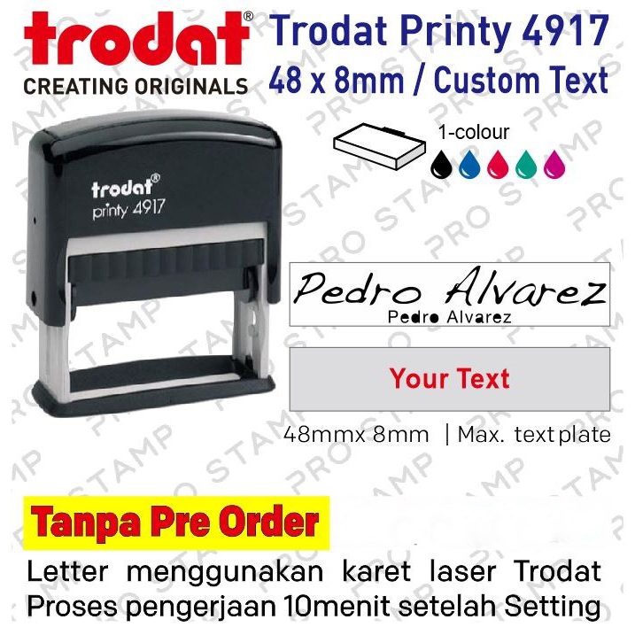 

Stempel Trodat 4917 + LETTER