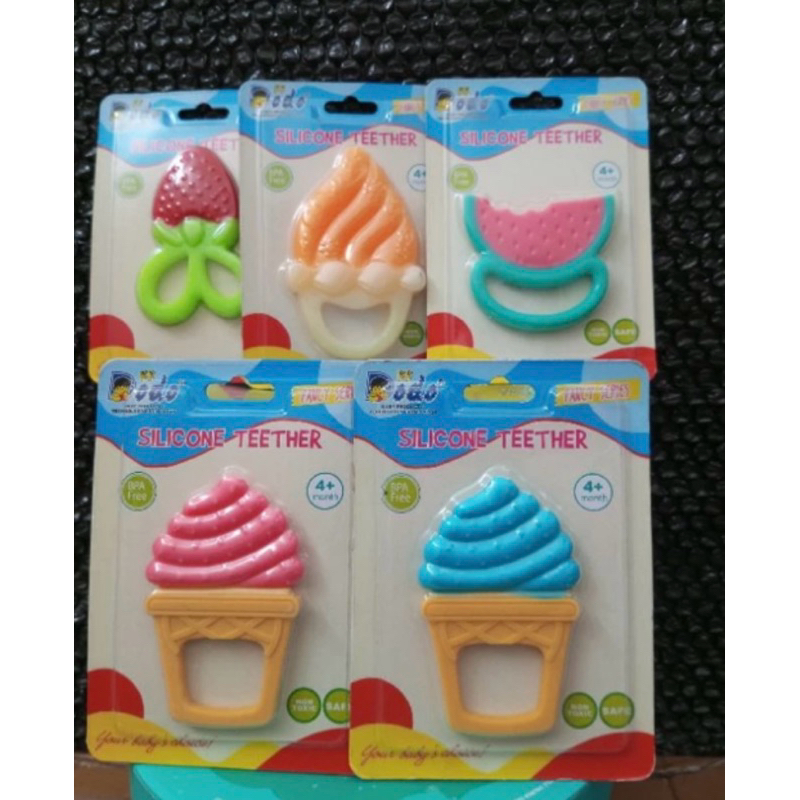 SILICON TEETHER DODO / GIGITAN BAYI / GIGITAN SILICON DODO