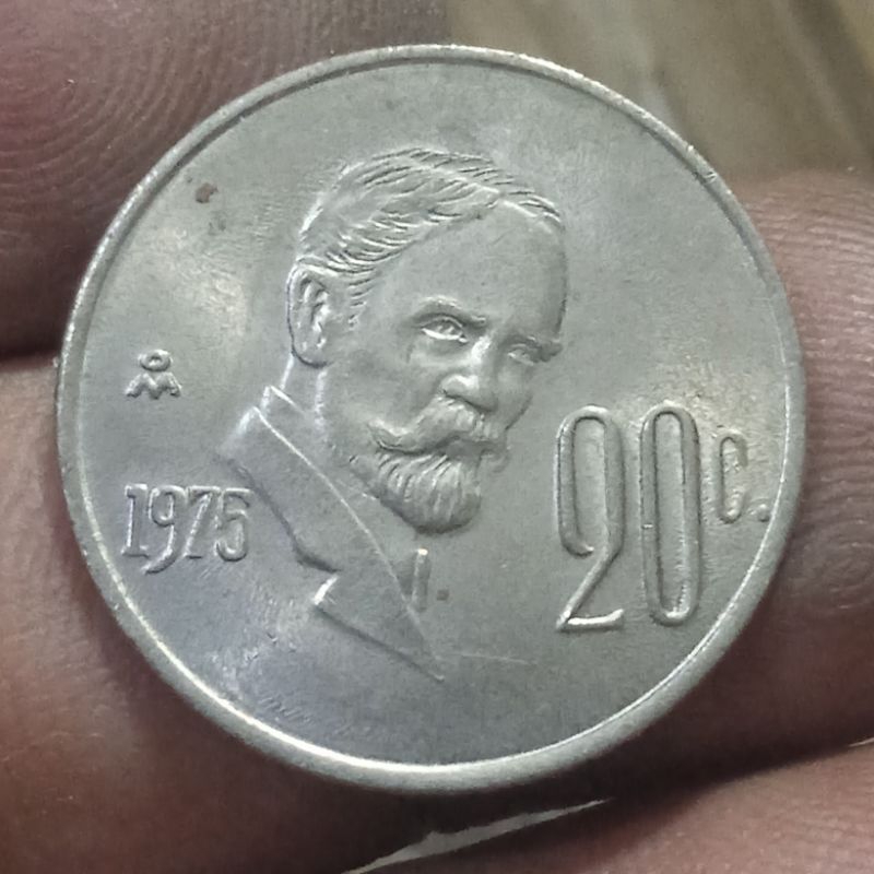 Coin Mexico 20 cent 1975