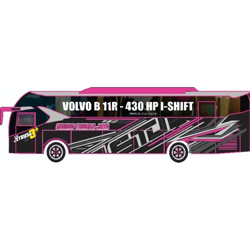 BUS BASURI TELOLET STJ PINK PAPERCRAFT MAINAN