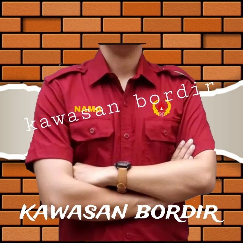 Terbaru seragam KONI kemeja KONI pdh KONI baju KONI bisa custom tulisan Full bordir..