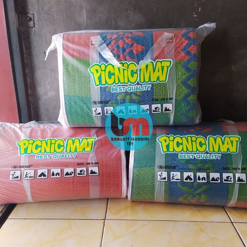 Tikar piknik picnic mat tikar piknik ukuran 200x300 jumbo tikar piknik lipat