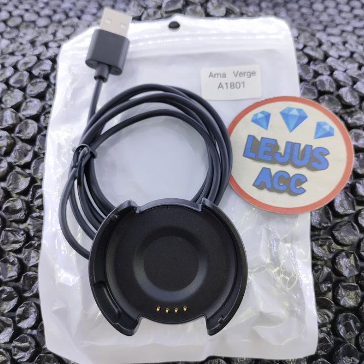 Wireless Dock Charger Portable Jam Watch Xiaomi Huami Amazfit Verge  Verge Lite t Kualitas Premium