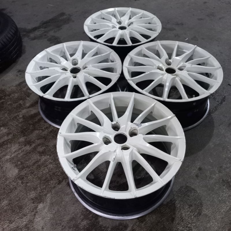 VELG MOBIL BEKAS | VELG RACING RING 16 REP OZ PCD 4X100 | FREED MOBILIO CITY IGNIS DATSUN