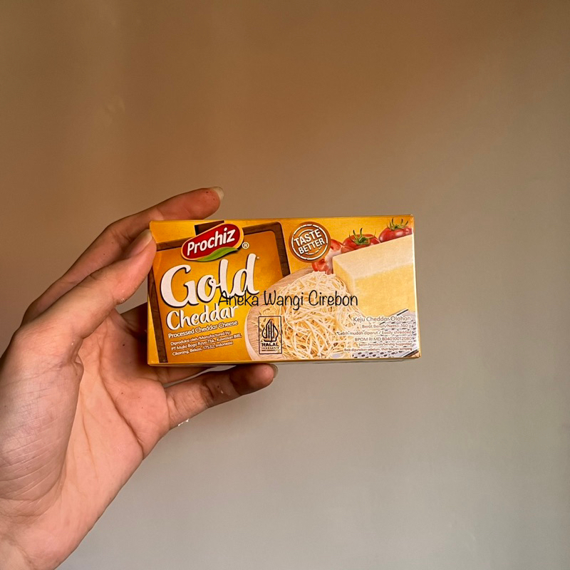 

Keju Cheddar Prochiz Gold 160g BPOM