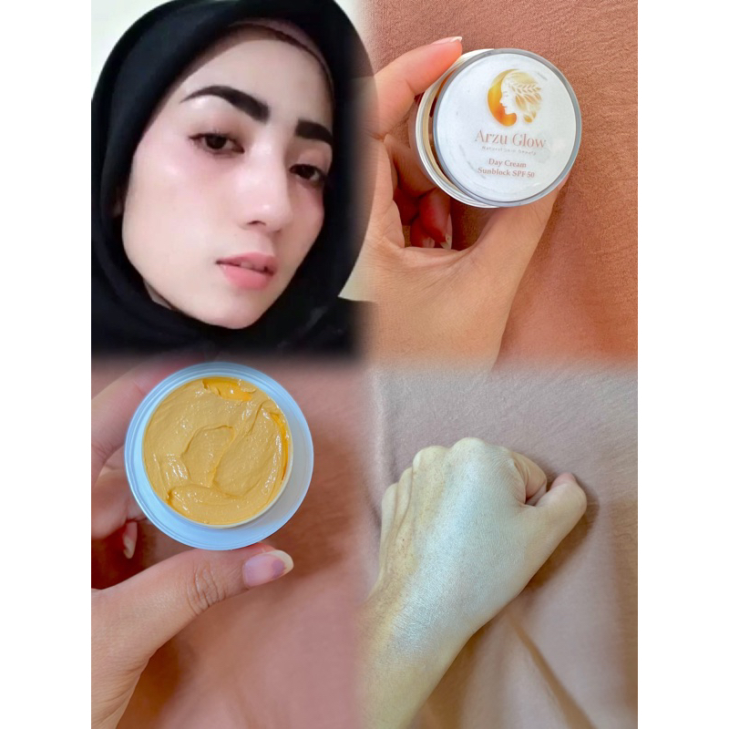 Day Cream Glowing Merona, Cream Siang Sunscreen Efek Bening Putih Mulus, Cream Remaja Bumil Bunsui b