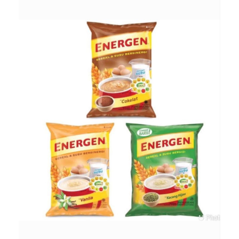 

Energen Sereal dan Susu berenergi sachet 34grx10
