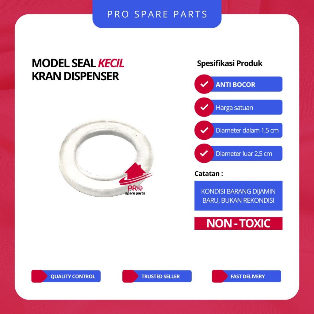 Seal Kran Dispenser KECIL - Sil Karet Pengencang Keran Galon Air Anti Bocor