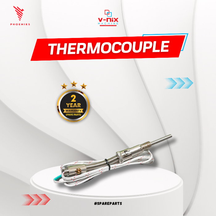 VNIX Thermocouple Sensor Suhu Termokopel Probe Suhu Detektor Panas Mesin Industri Kontrol Suhu