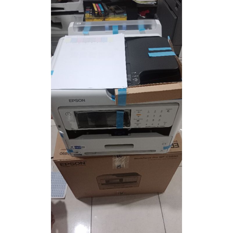 printer epson wf c5890 + ciples dan tinta